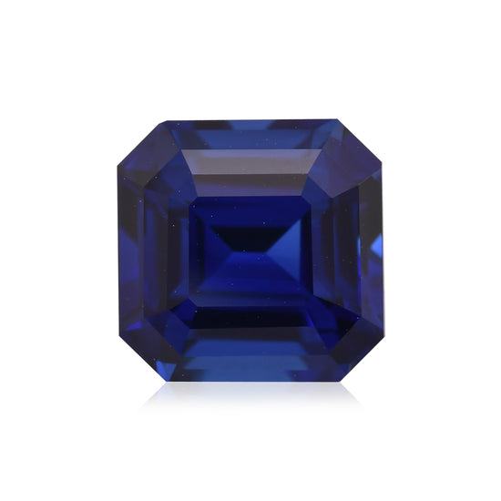 4,08 Karat blauer quadratischer Smaragd-Saphir aus SRI LANKA CD