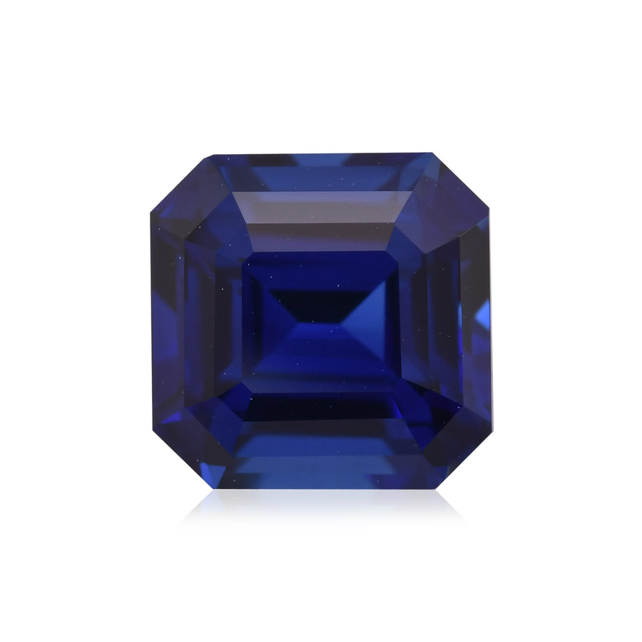 4.08 Carat Blue SRI LANKAN Sq. Emerald Sapphire CD