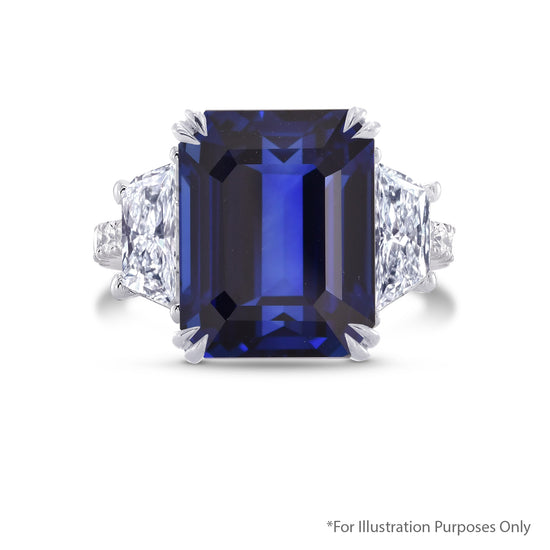 10.79 Carat Blue SRI LANKAN Emerald Sapphire CD