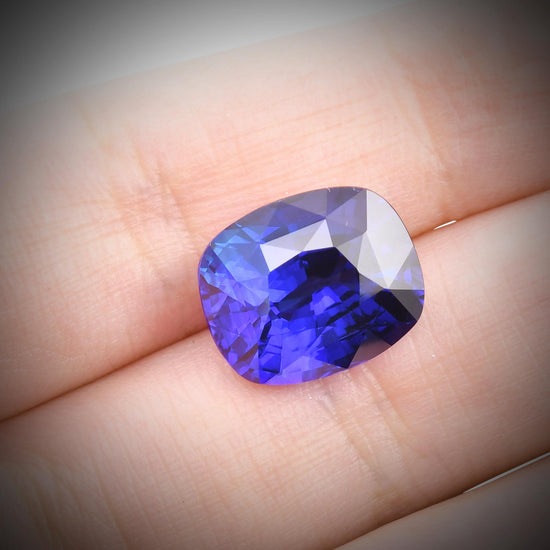11.23 Carat Blue SRI LANKAN Cushion Sapphire CD