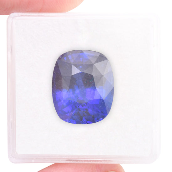 11.23 Carat Blue SRI LANKAN Cushion Sapphire CD