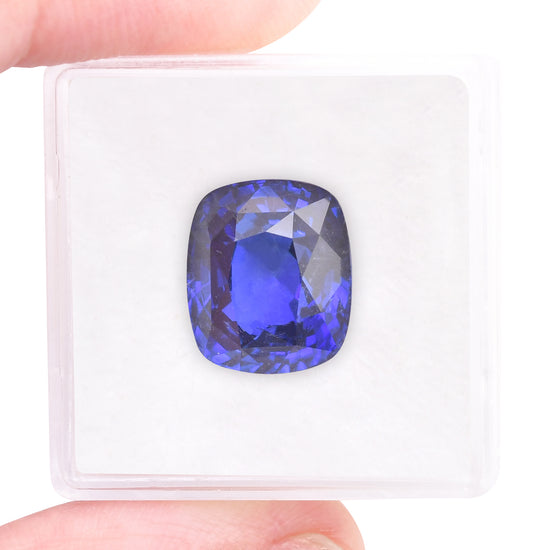10.17 Carat Blue SRI LANKAN Cushion Sapphire CD