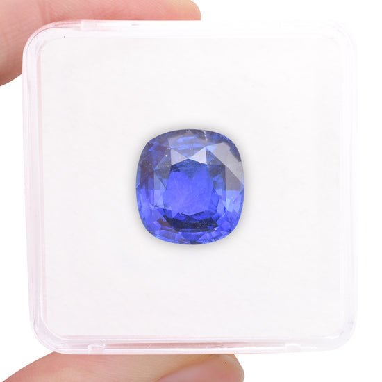 10.60 Carat Blue SRI LANKAN Cushion Sapphire CD