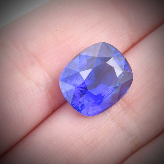 8.50 Carat Blue SRI LANKAN Cushion Sapphire CD