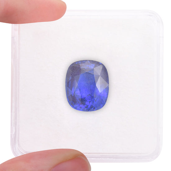 8.50 Carat Blue SRI LANKAN Cushion Sapphire CD