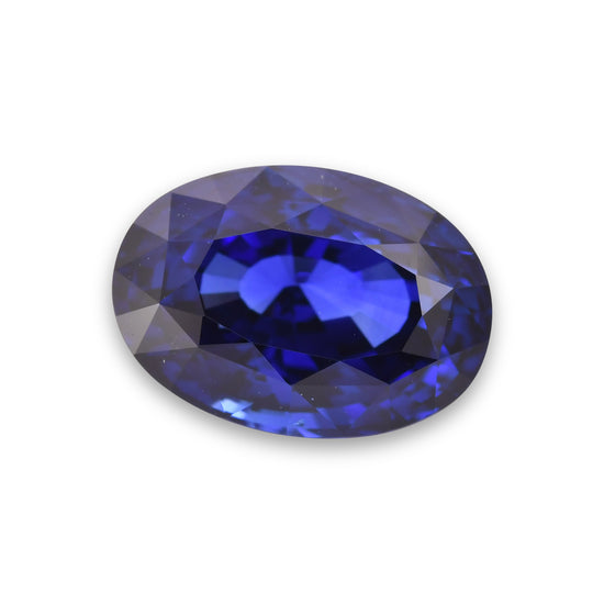 9.07 Carat Blue SRI LANKAN Oval Sapphire CD