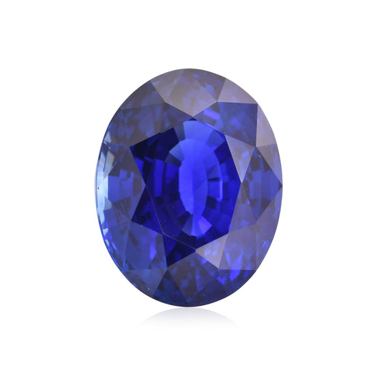 13,50 Karat Blauer OVAL-SAPHIR AUS SRI LANKA CD