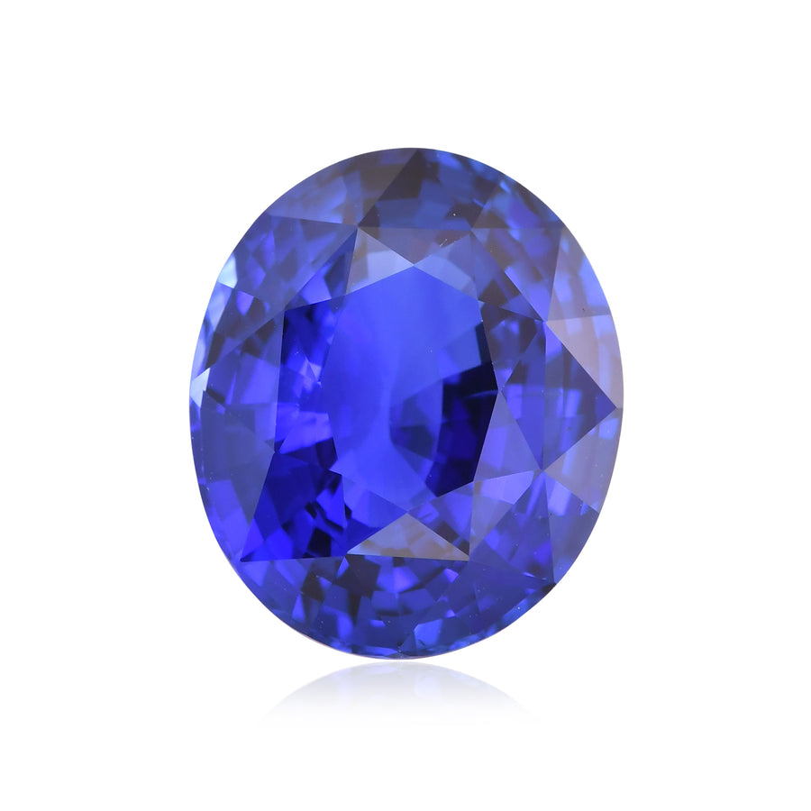 15.67 Carat Blue SRI LANKAN Oval Sapphire CD