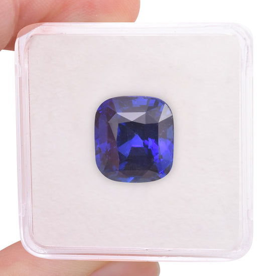 14.74 Carat Blue SRI LANKAN Cushion Sapphire CD