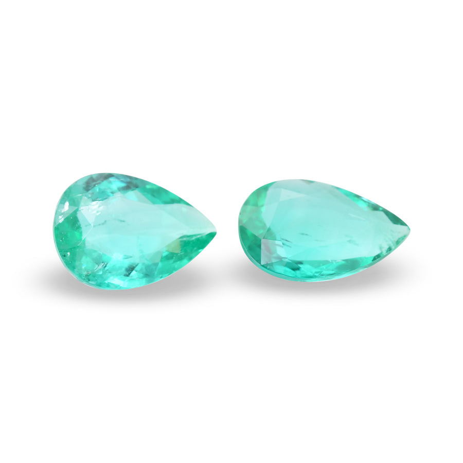7.85 Carat Green COLOMBIAN Pear Emerald GRS
