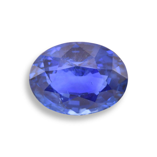 11.01 Carat Blue BURMESE Oval Sapphire CD
