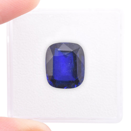 5.05 Carat Blue SRI LANKAN Cushion Sapphire CD