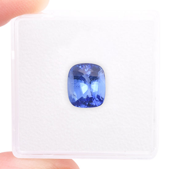 3,02 Karat blauer Kissen-Saphir aus SRI LANKA CD