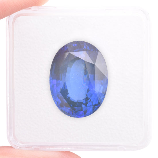 25.11 Carat Blue SRI LANKAN Oval Sapphire CD
