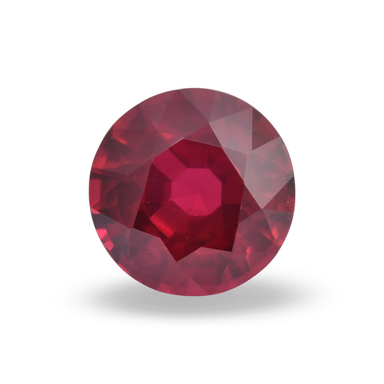 5.08 Carat Red MOZAMBIQUE Round Ruby GRS