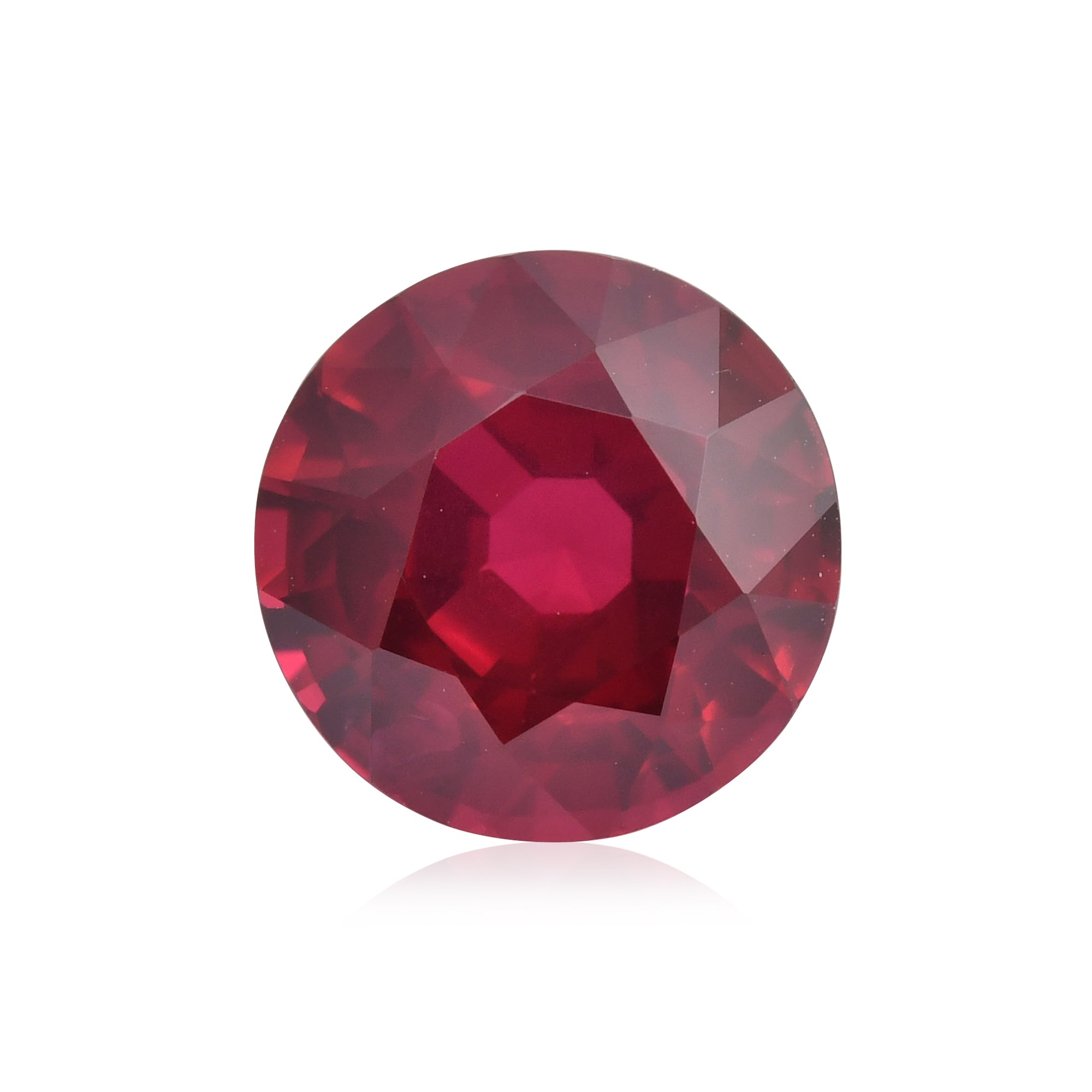 5.08 Carat Red MOZAMBIQUE Round Ruby GRS | LEIBISH