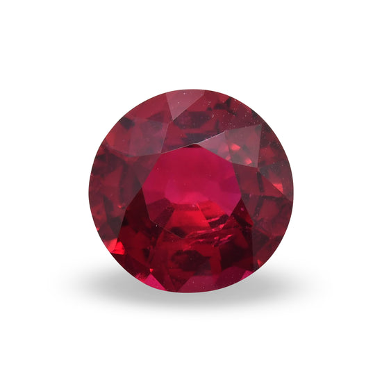 4.28 Carat Red MADAGASCAR Round Ruby GRS