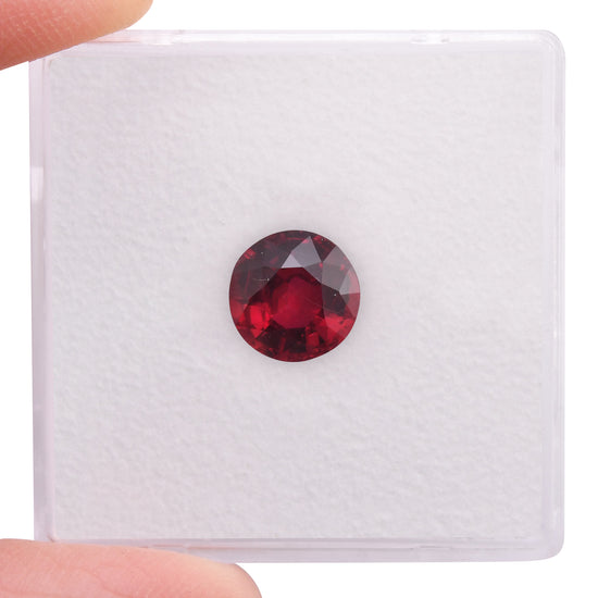 4.28 Carat Red MADAGASCAR Round Ruby GRS