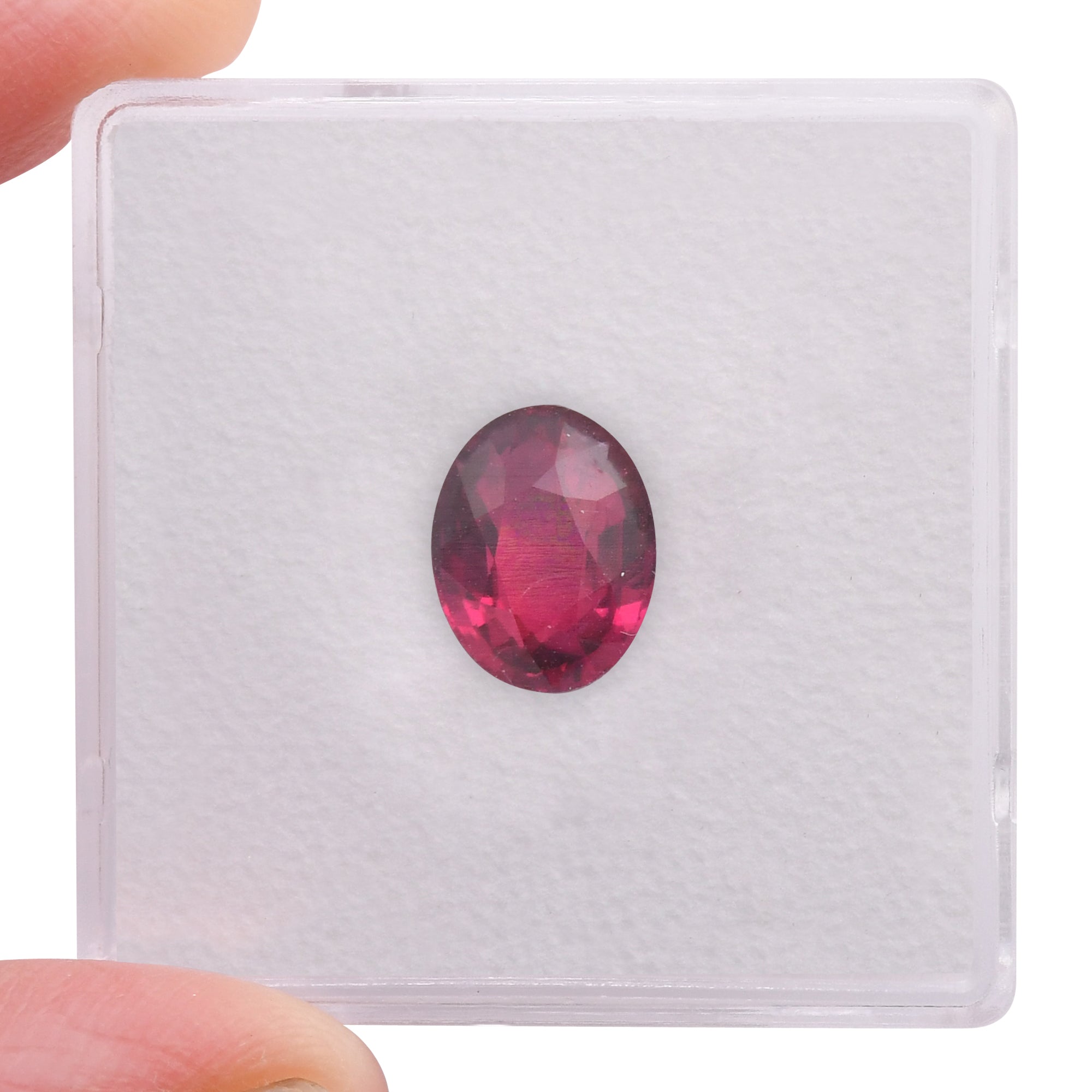 2.03 Carat Red MOZAMBIQUE Oval Ruby CD | LEIBISH