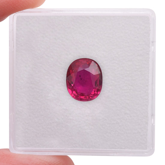 2.02 Carat Red MOZAMBIQUE  Oval Ruby GRS