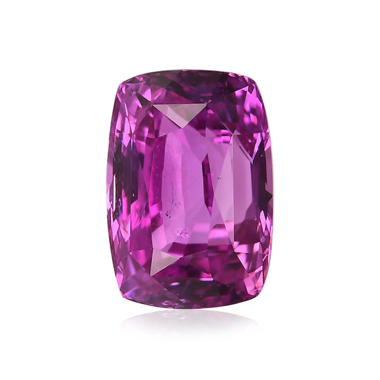 4.67 Carat Pink  Cushion Sapphire GRS