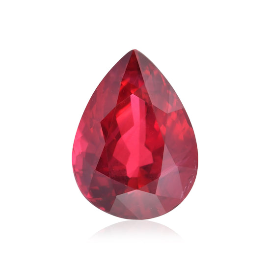 Rubino Mozambico a Pera da 4,03 Carati Rosso GRS