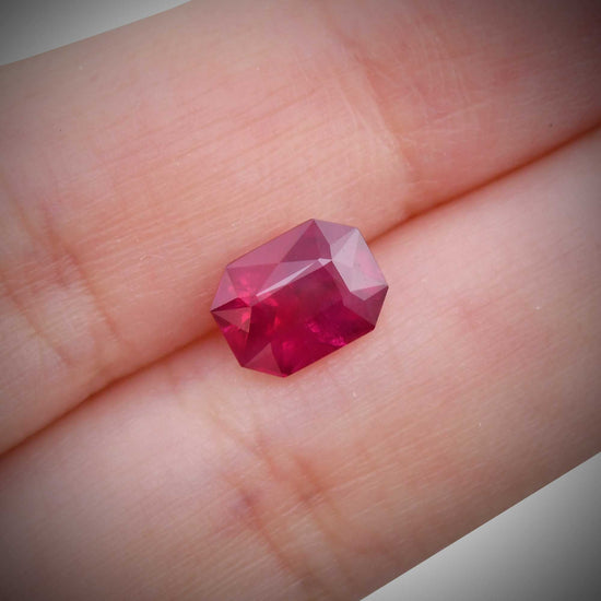2.31 Carat Red BURMESE Radiant Ruby GRS