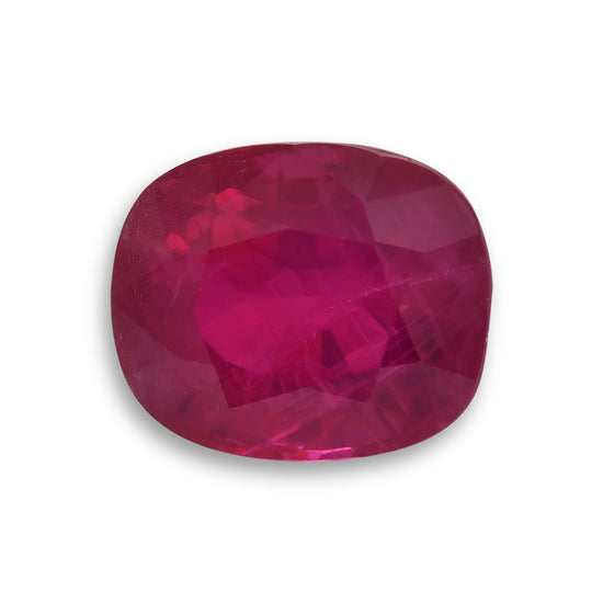 2.52 Carat Red BURMESE Cushion Ruby CD