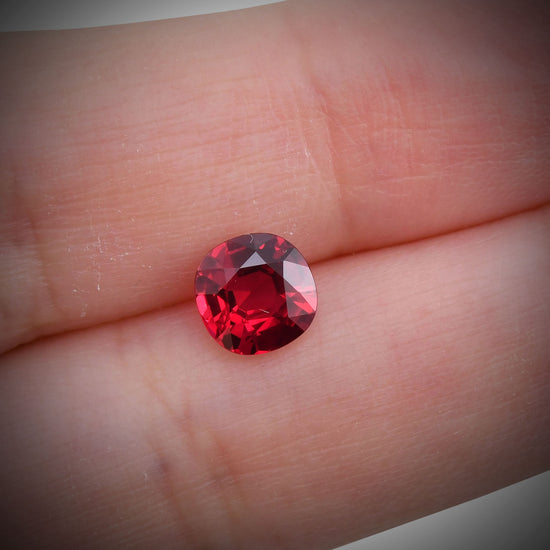 1.31 Carat Red MOZAMBIQUE Cushion Ruby GRS