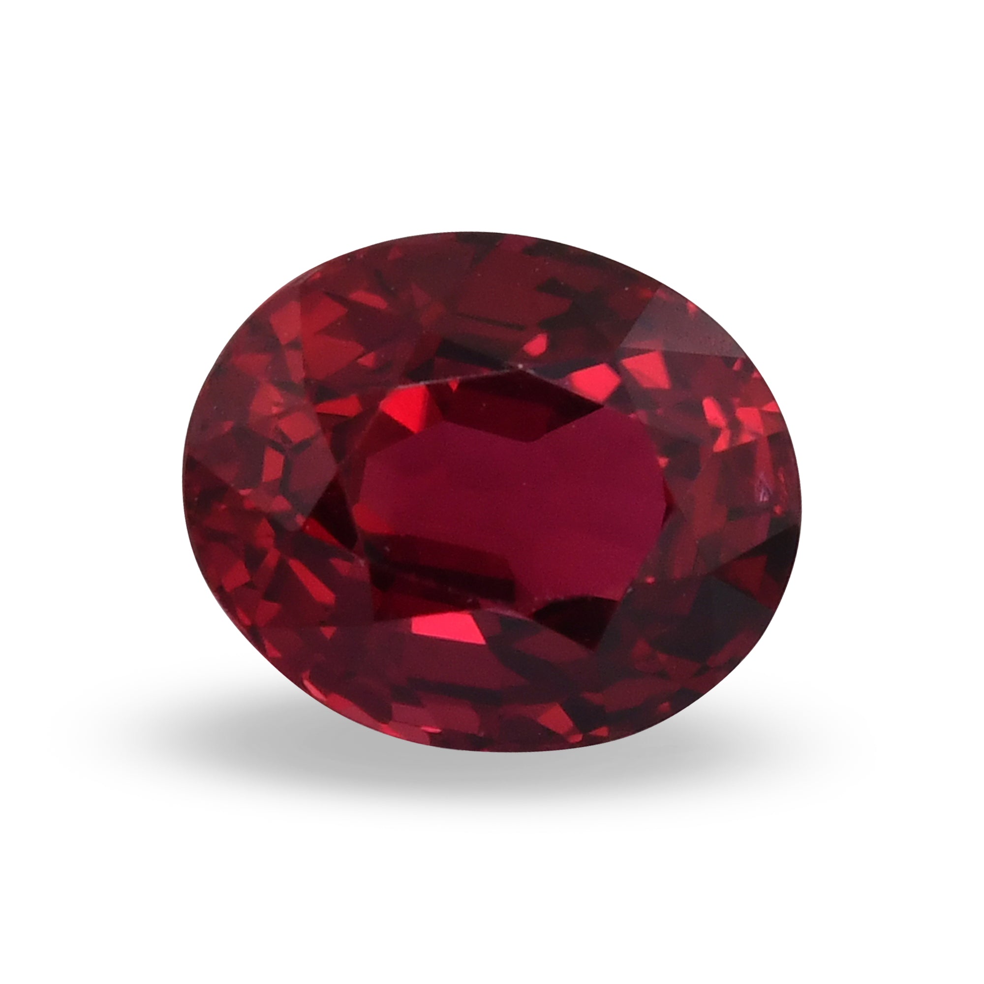 2.52 Carat Red MOZAMBIQUE Oval Ruby CD | LEIBISH