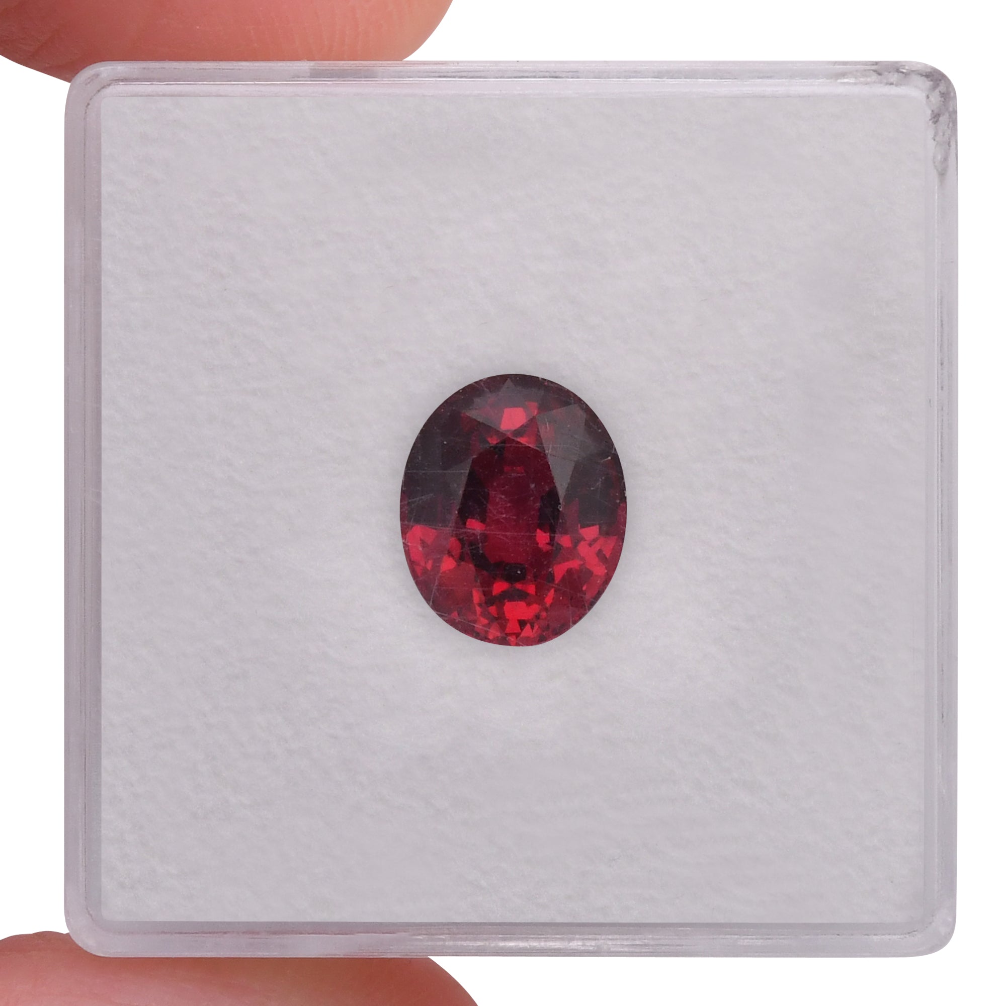2.52 Carat Red MOZAMBIQUE Oval Ruby CD | LEIBISH