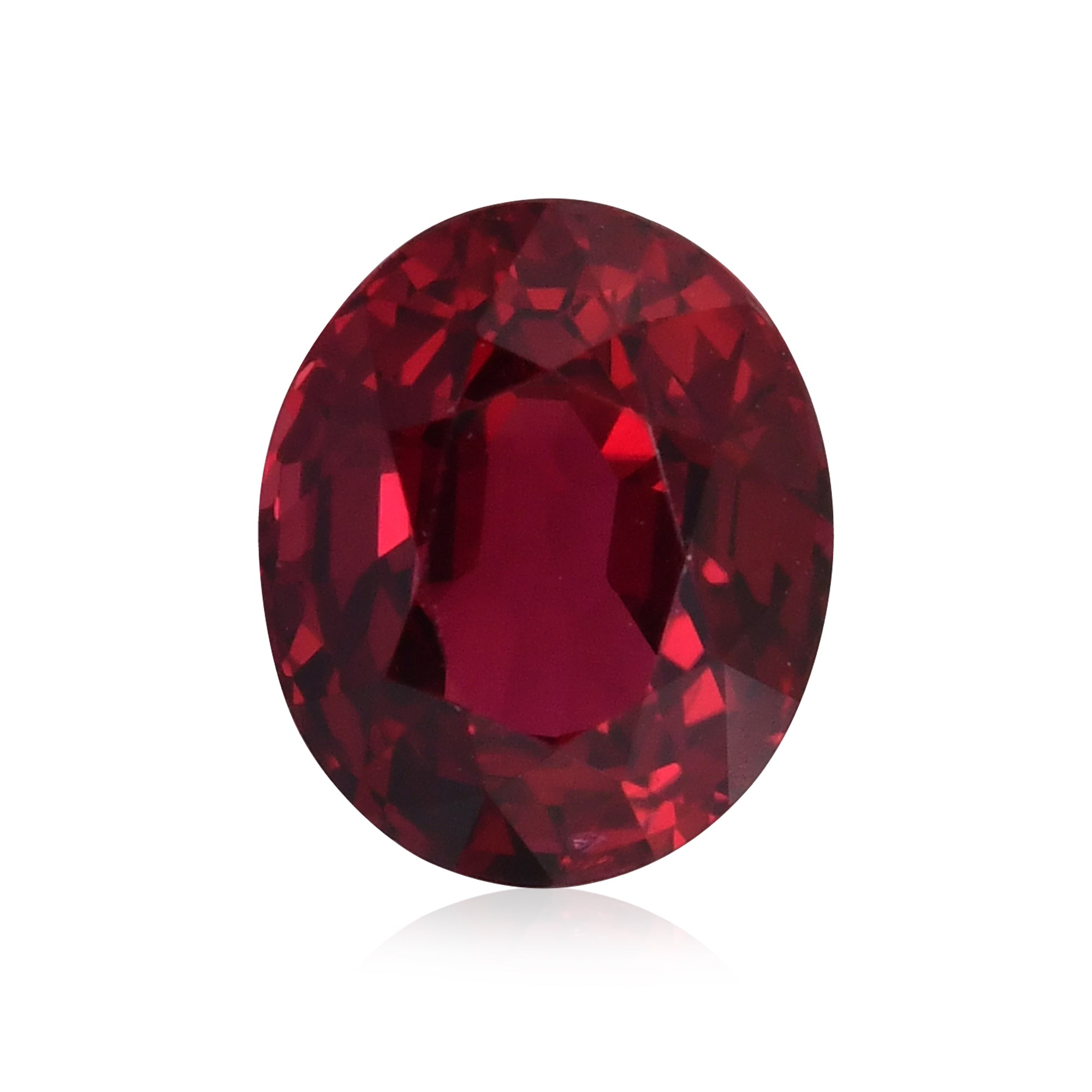 その他 Ruby 2.52 Carat Red MOZAMBIQUE Oval Ruby CD | LEIBISH