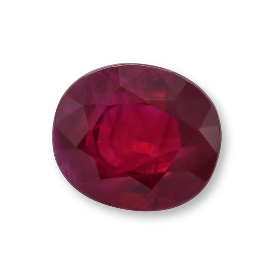 3.91 Carat Red BURMESE Cushion Ruby CD