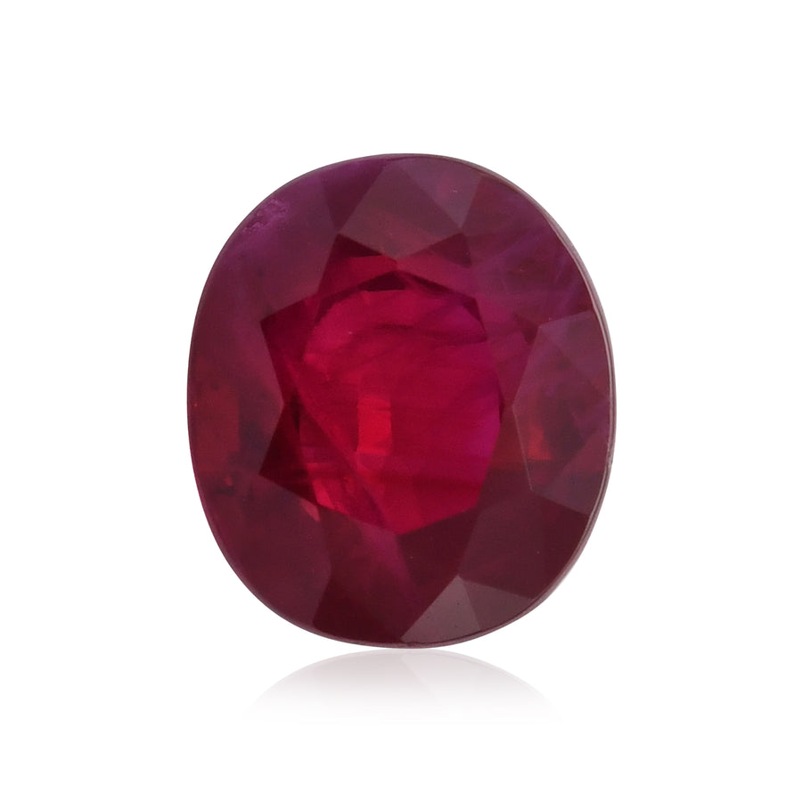 3.91 Carat Red BURMESE Cushion Ruby CD