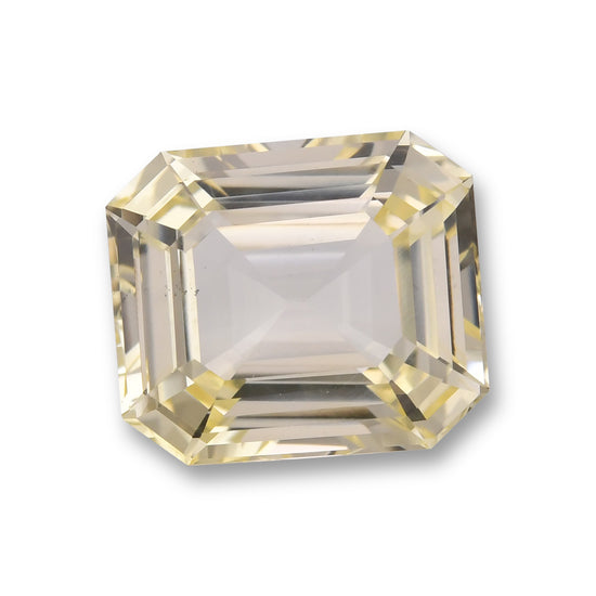 10.39 Carat Yellow SRI LANKAN Emerald Sapphire CD