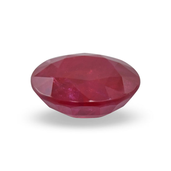 6.01 Carat Red MOZAMBIQUE Oval Ruby GRS