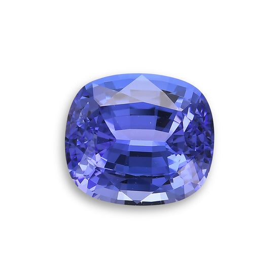 7.38 Carat Blue TANZANIAN Cushion Tanzanite