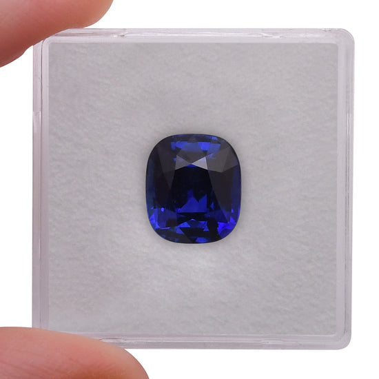 5.03 Carat Blue SRI LANKA Cushion Sapphire CD