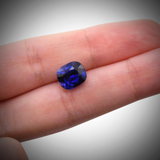 5.03 Carat Blue SRI LANKA Cushion Sapphire CD