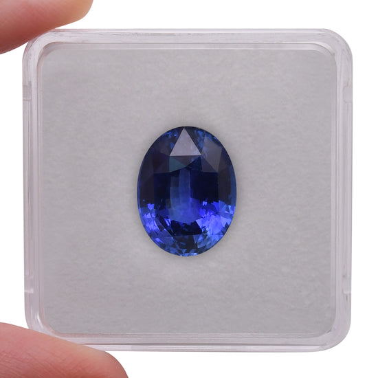 10.46 Carat Blue SRI LANKAN Oval Sapphire CD