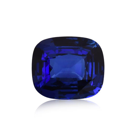 8.02 Carat Blue MADAGASCAR Cushion Sapphire CD