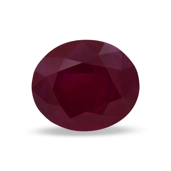 7.99 Carat Red BURMESE Oval Ruby GRS