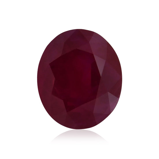 7.99 Carat Red BURMESE Oval Ruby GRS