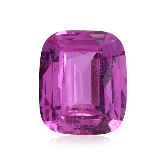 3.54 Carat Pink MADAGASCAR Cushion Sapphire CD