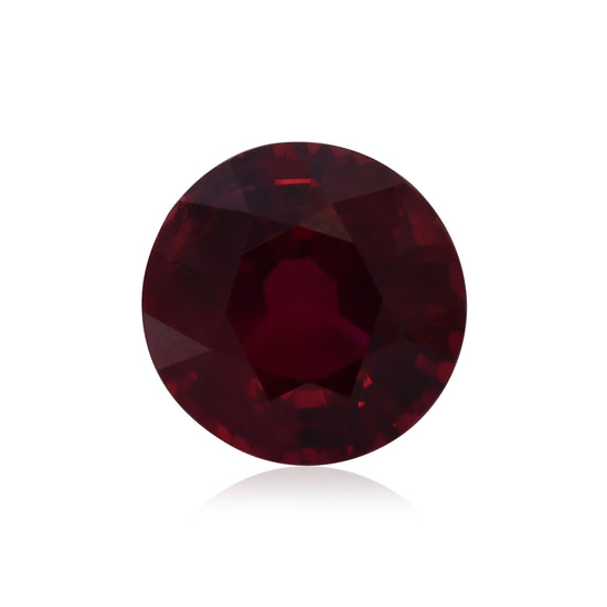 6.06 Carat Red MOZAMBIQUE Round Ruby AGL and GRS