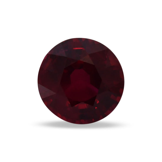 6.06 Carat Red MOZAMBIQUE Round Ruby AGL and GRS
