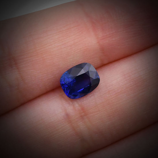 1.93 Carat Blue SRI LANKAN Cushion Sapphire