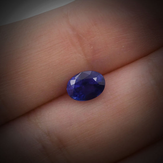 1.34 Carat Blue SRI LANKAN Oval Sapphire