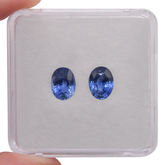 4.00 Carat Blue  Oval Sapphire