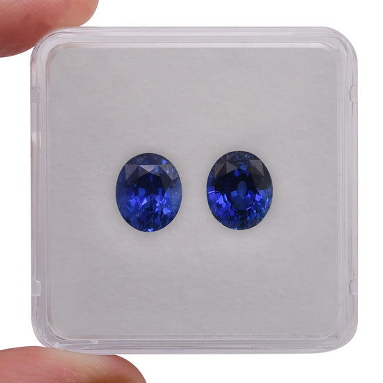 6.61 Carat Blue SRI LANKAN Oval Sapphire CD